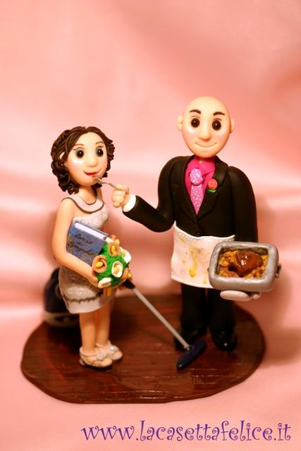 Sposi su torta antonio e alessia